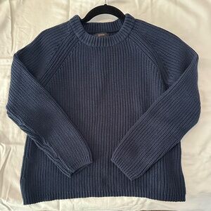 Women’s Crewneck 100% Organic Cotton Fisherman Sweater